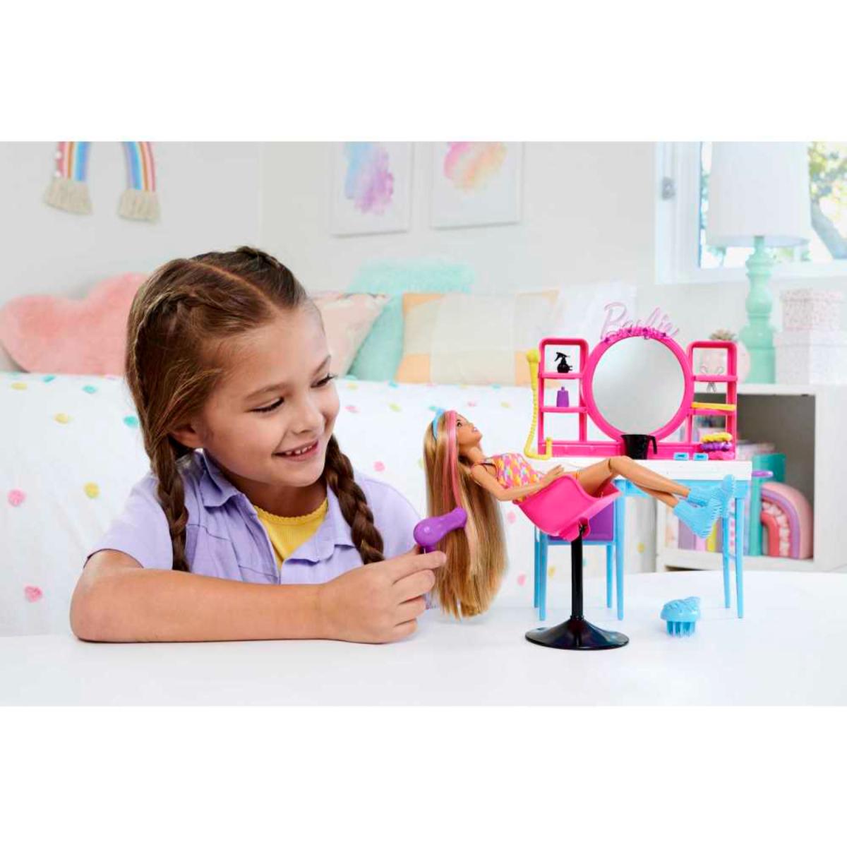 BARBIE PLAYSET PELUQUERIA C/MUÑECA