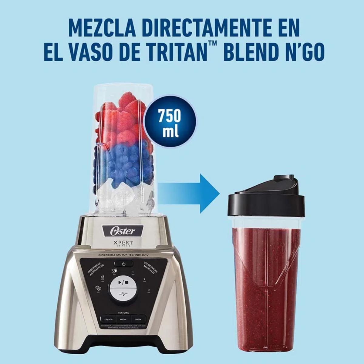 LICUADORA XPERT SERIES 3 VEL 1100W ACERO