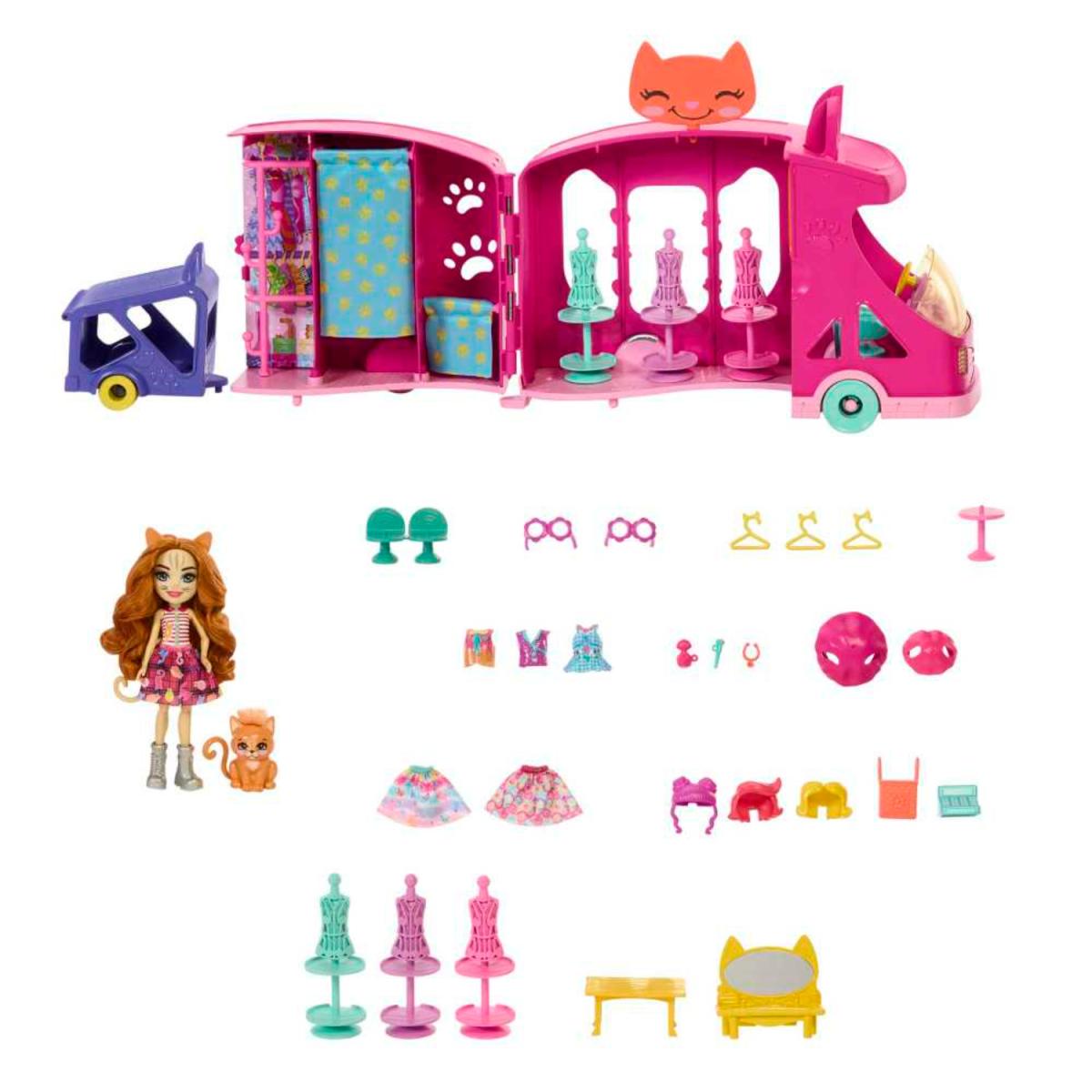 ENCHANTIMASL PLAYSET CAMION D/MODA C/MUÑ