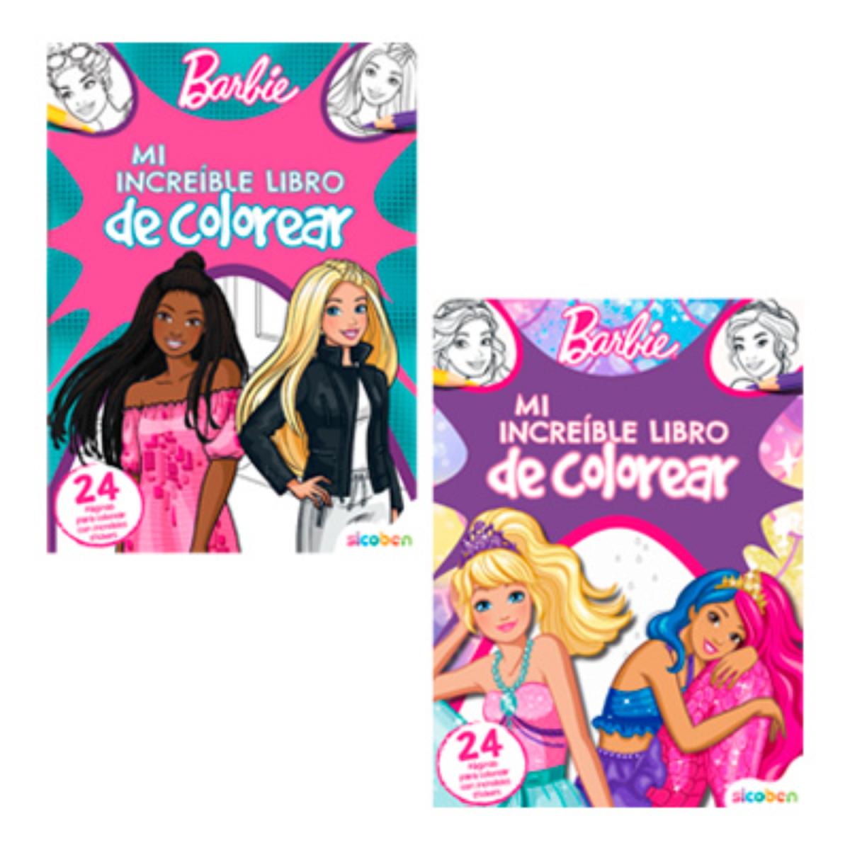 MI INCREIBLE LIBRO DE COLOREAR BARBIE 24