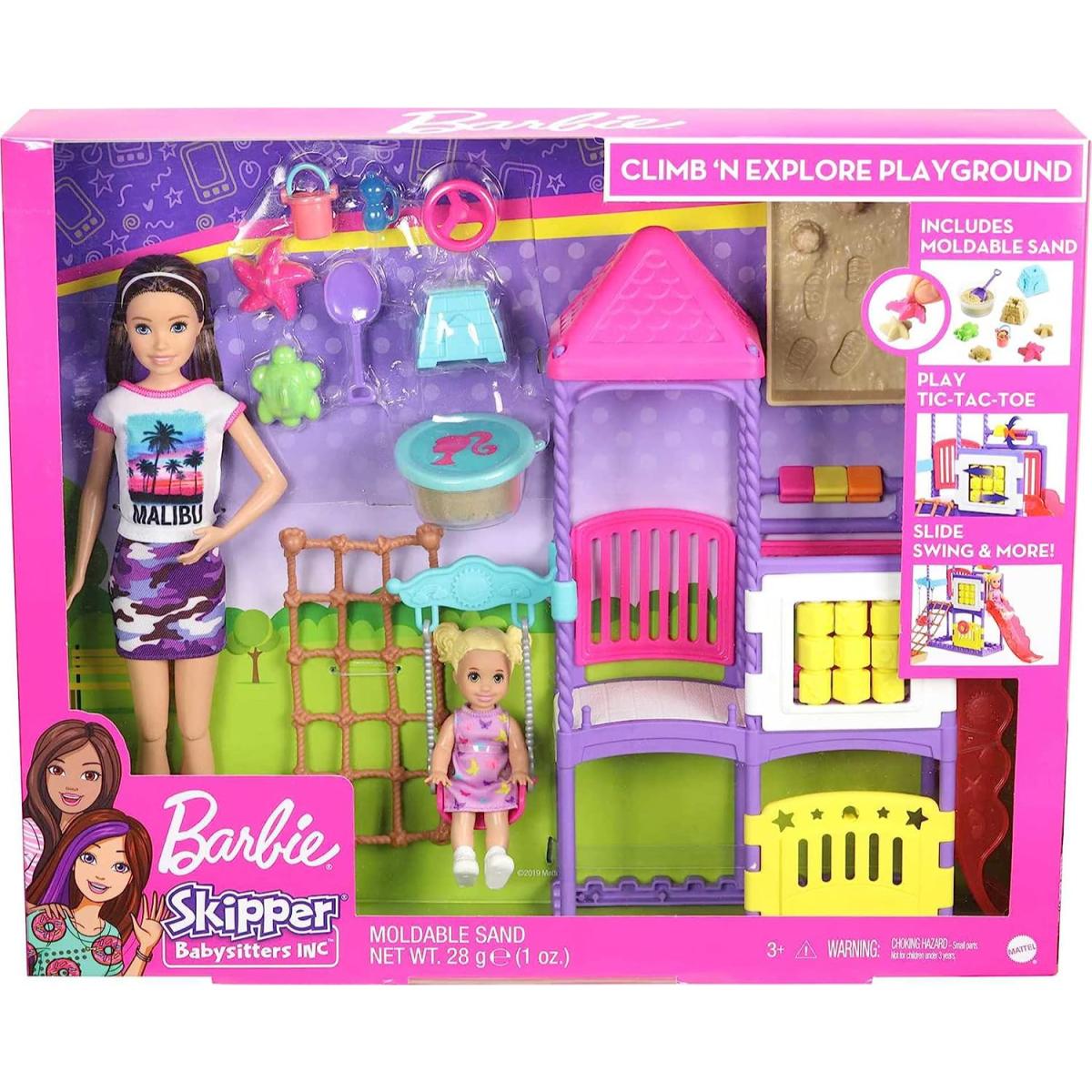 BARBIE SISTERS & PETS MUÑECA SKIPPER DÍA