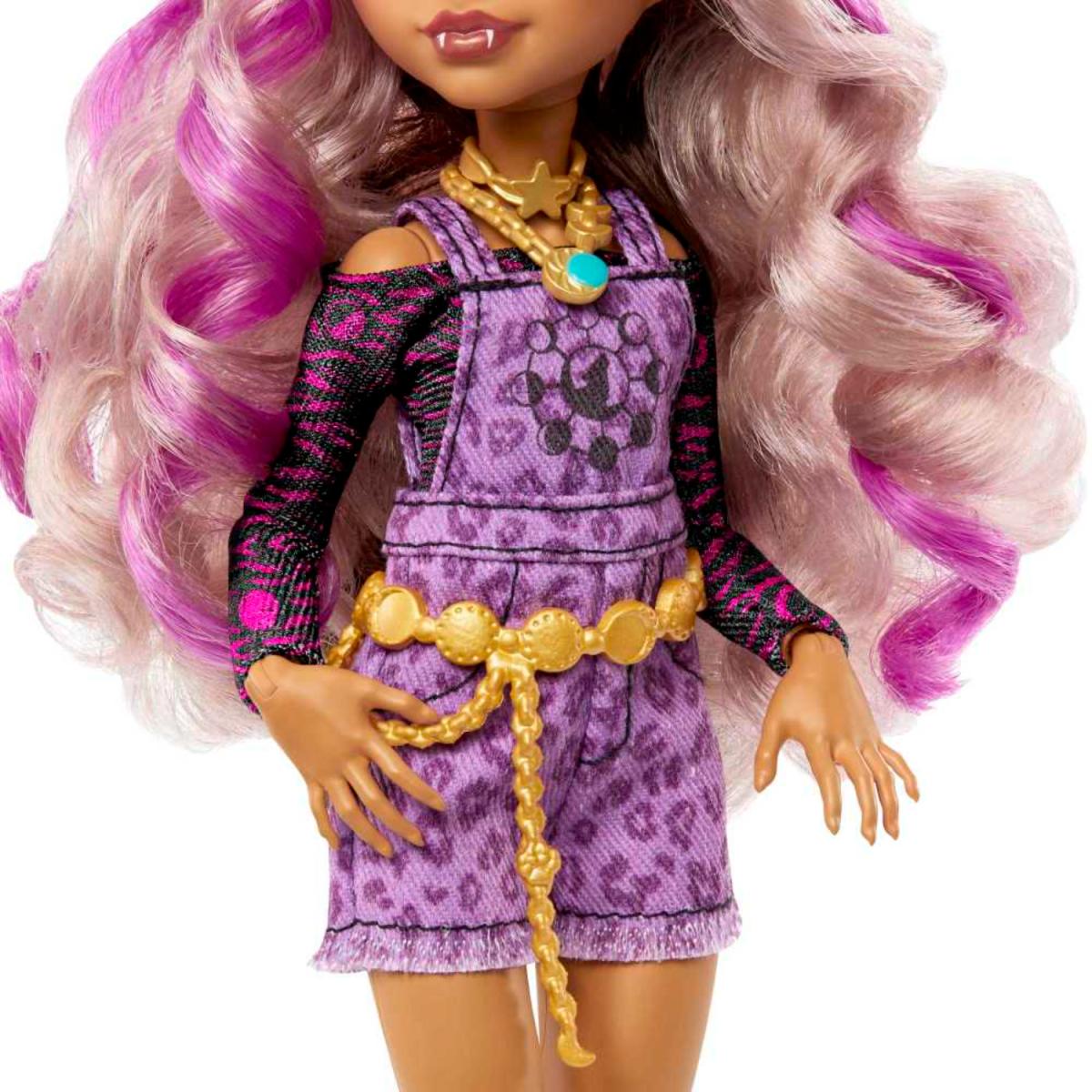 MONSTERHIGH CLAWDEEN CON MASCOTA