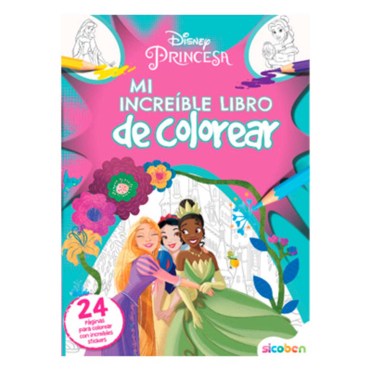 INCREIBLE LIBRO DE COLOR DISNEY 24PG SUR