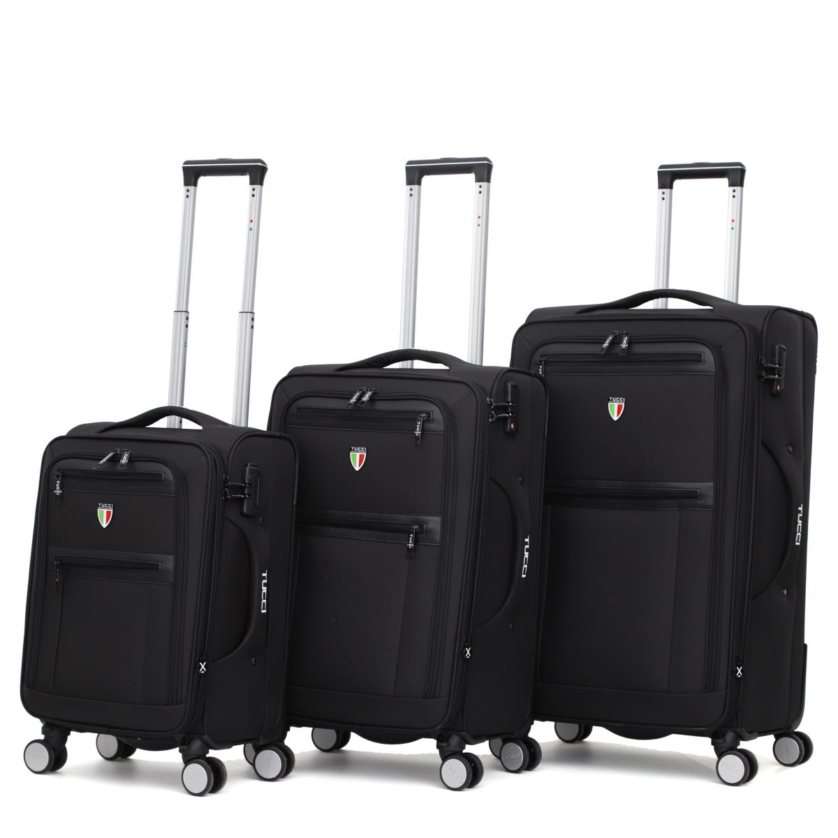 MALETA TURISTA 8 RUEDAS 20" NEGRO