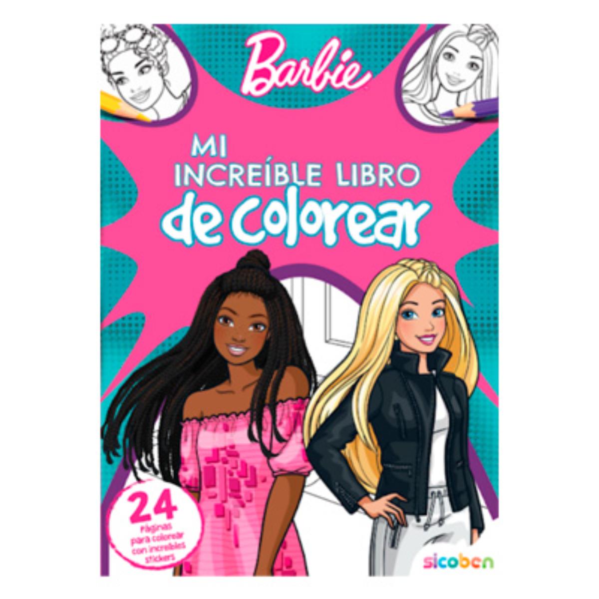 MI INCREIBLE LIBRO DE COLOREAR BARBIE 24