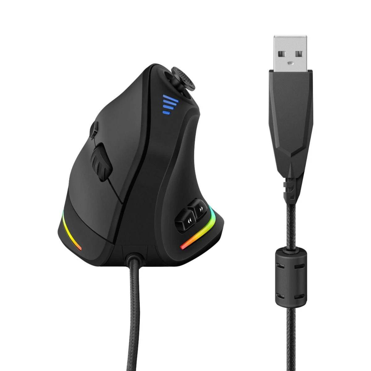 MOUSE USB VERTICAL PARA GAMERS