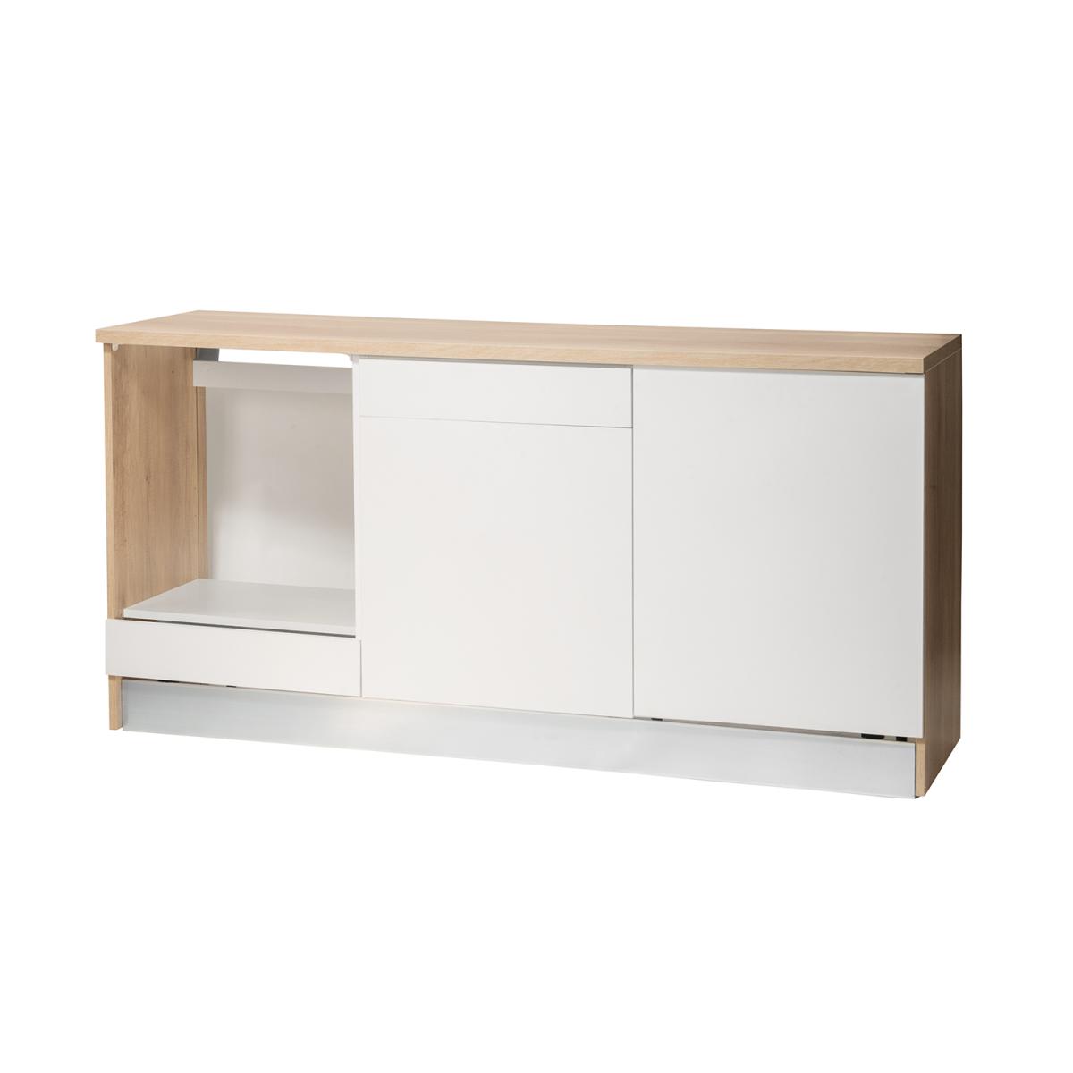 MODULO D/ COCINA BIANCO C/ 2 MUEBLES ALT