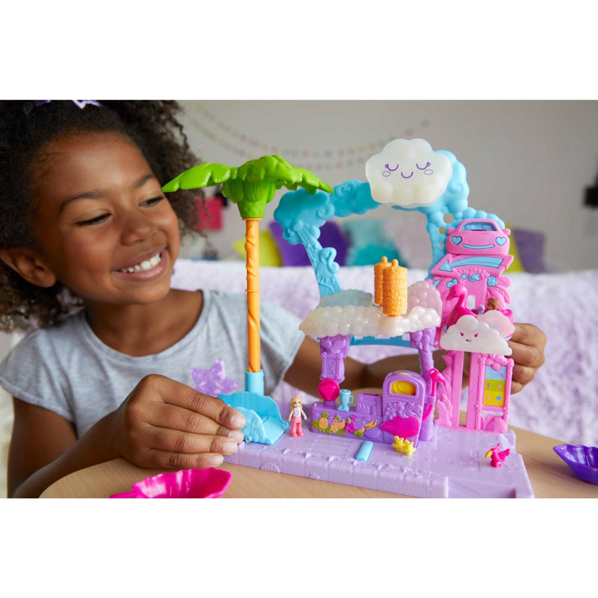 POLLY POCKET POLLYVILLE AUTO-LAVADO