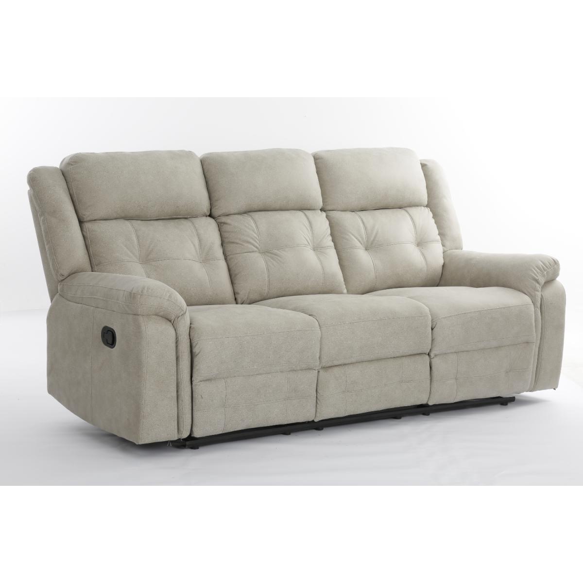 SOFA RECLINABLE 3PER. NOVA BE.