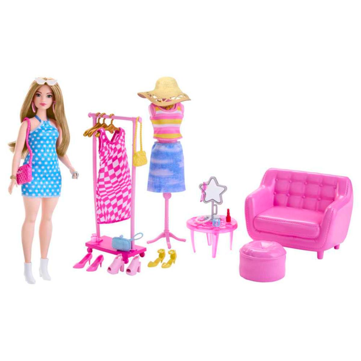 BARBIE MUÑECA Y SET DE CLOSET