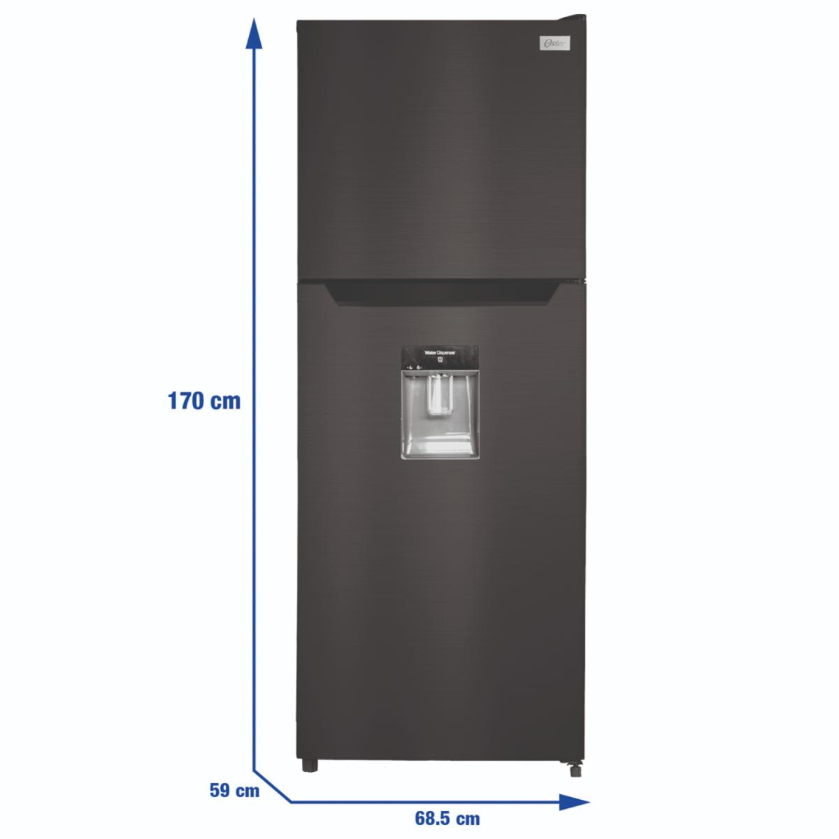 REFRIGERADORA 12' TMF BLACK INOX