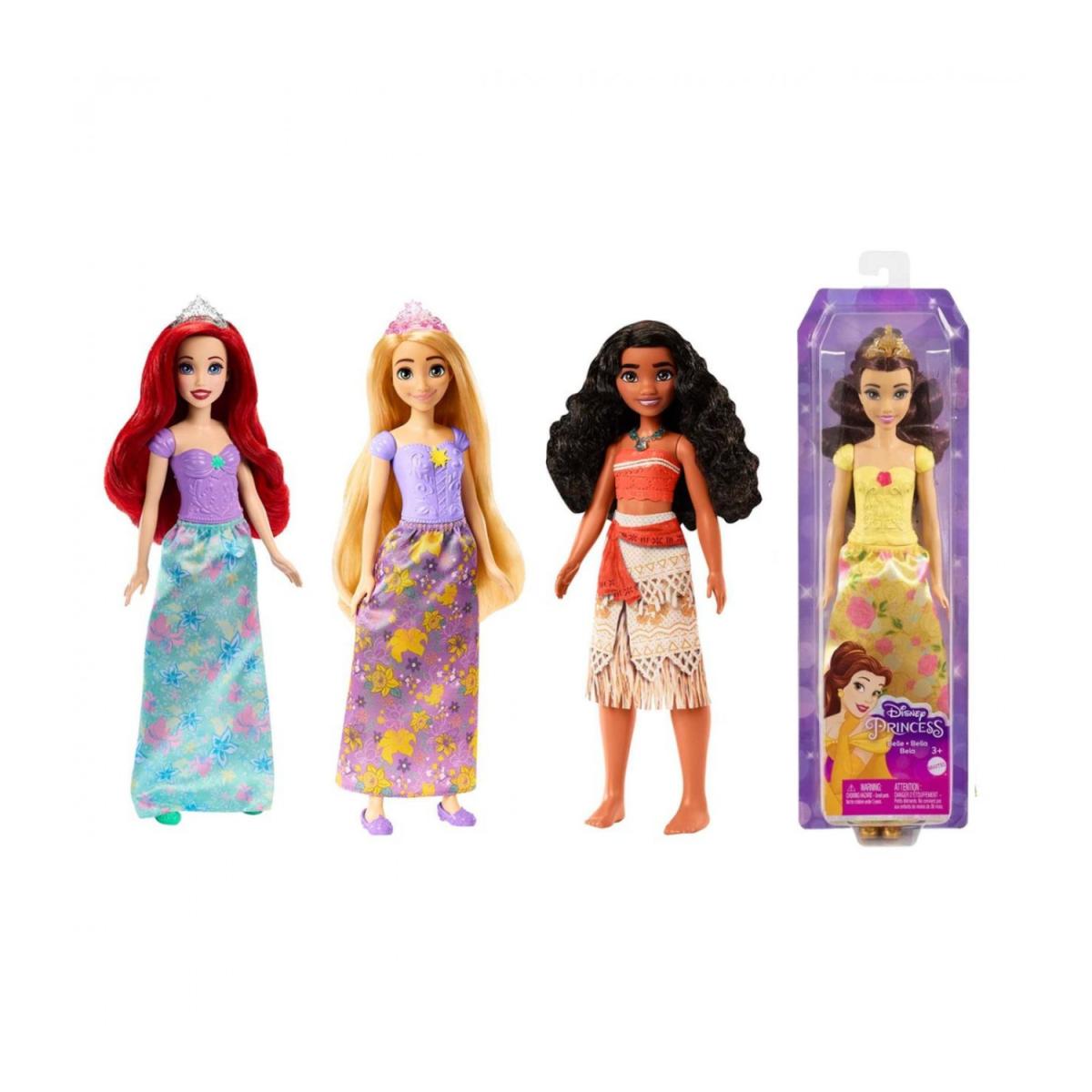 DISNEY PRINCESAS MUÑECA FALDAS DE ESTAMP