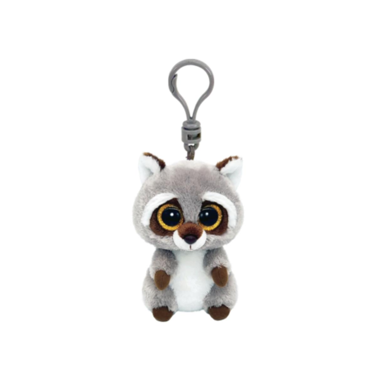 TY SQUISH-A-BOOS CLIP OAKIE MAPACHE