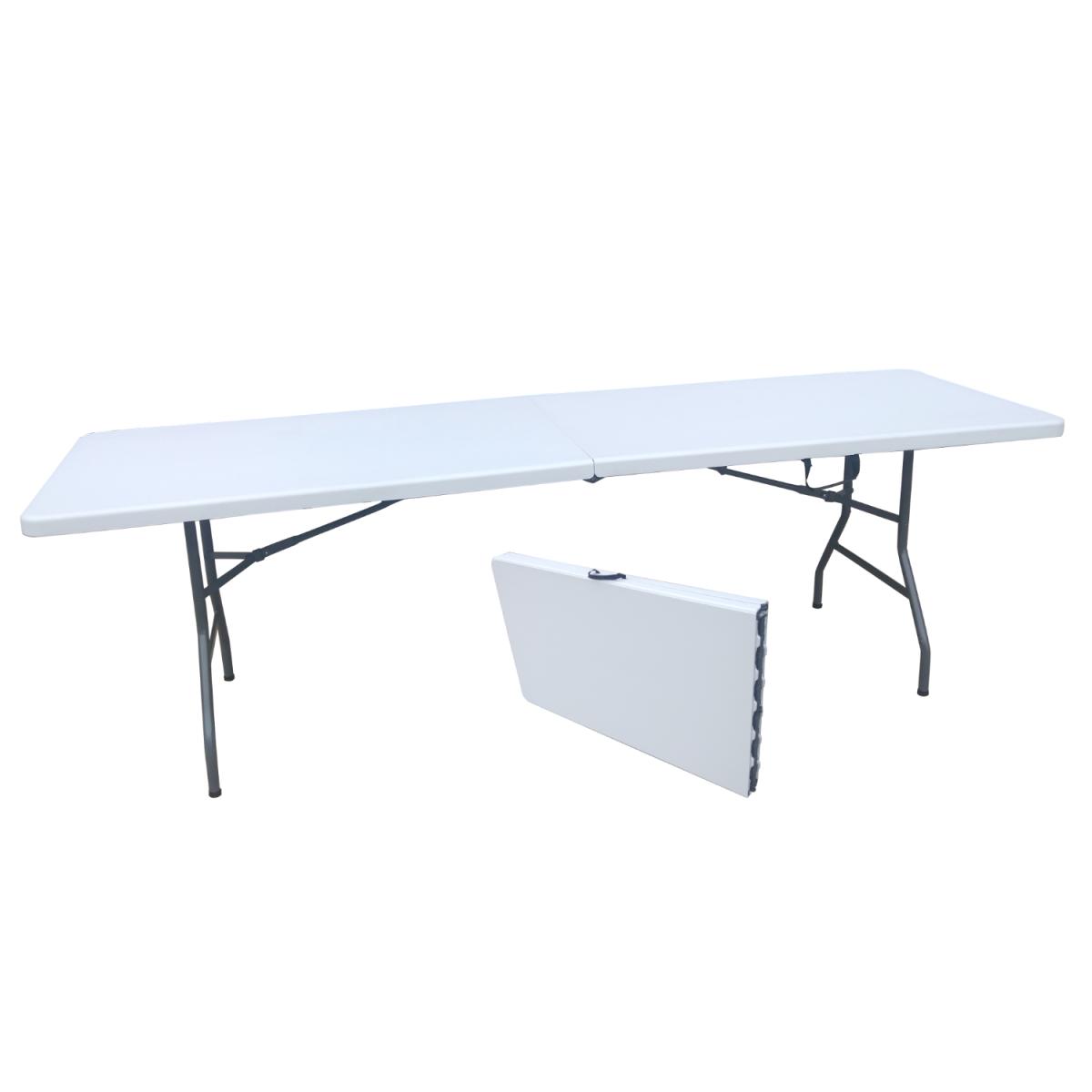 MESA PLEGABLE 8FT/244CM BL.