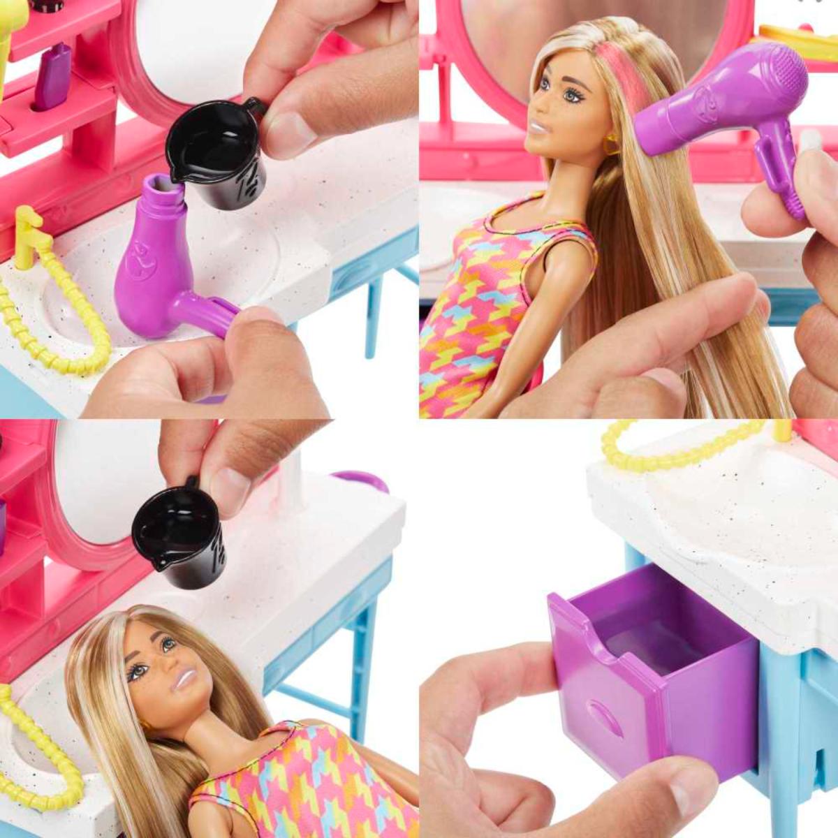 BARBIE PLAYSET PELUQUERIA C/MUÑECA