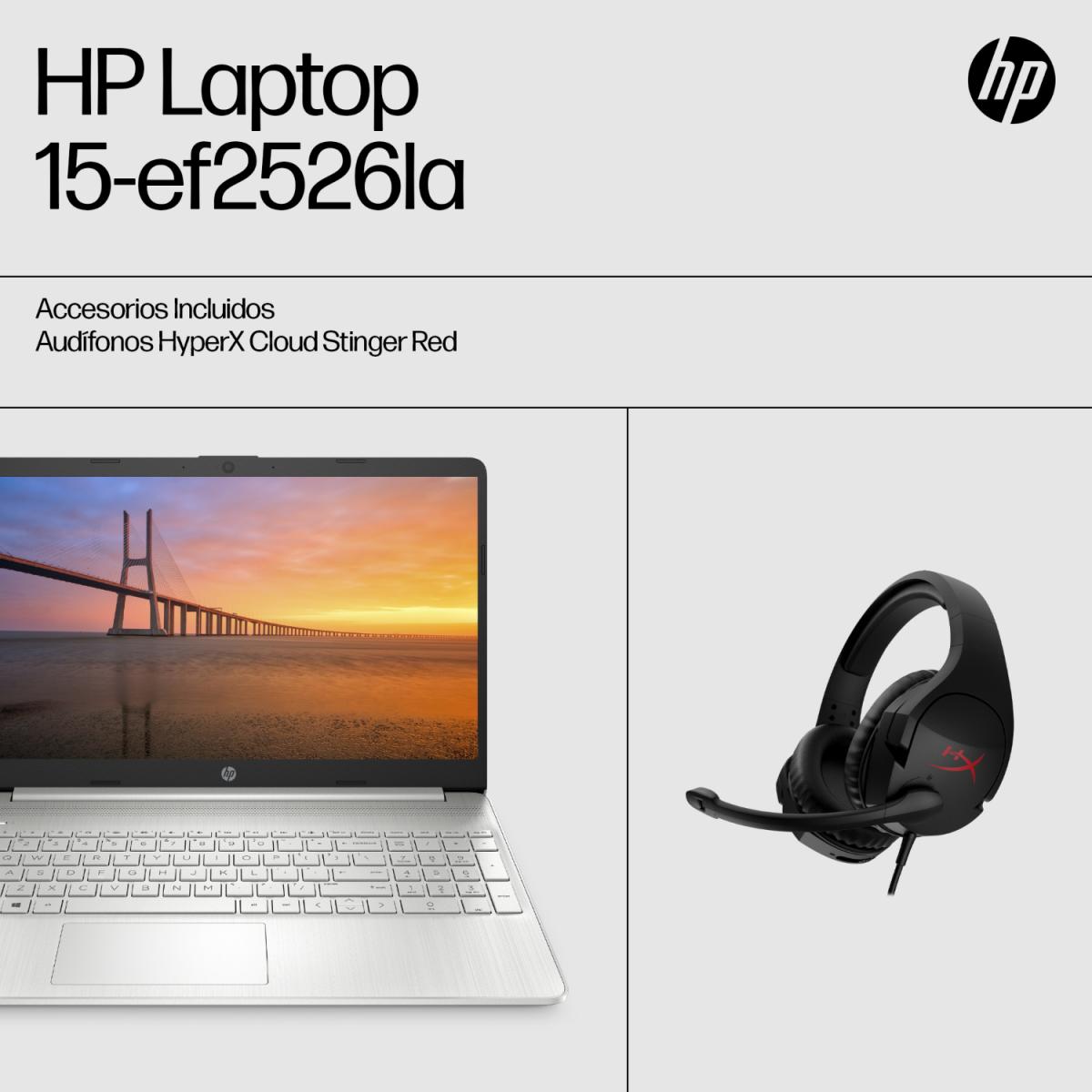 LAPTOP HP 15-EF2526LA 15.6" R7 12GB 512G