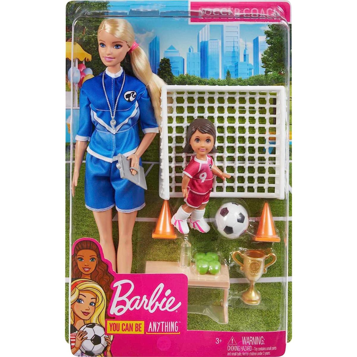 BARBIE ENTRENADORA FUTBOL