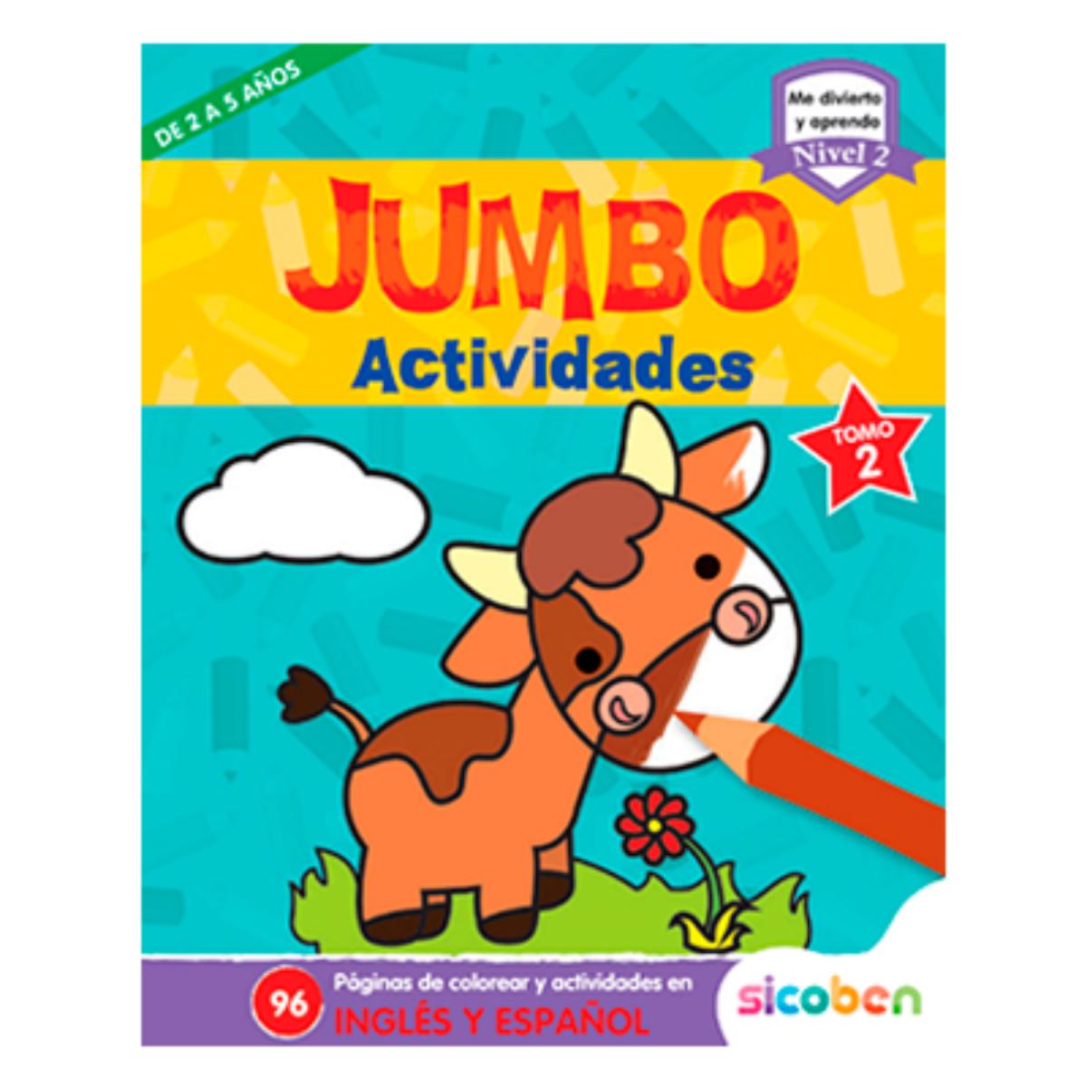 LIBRO JUMBO ACTIVIDADES 96 PGS DIS SURT