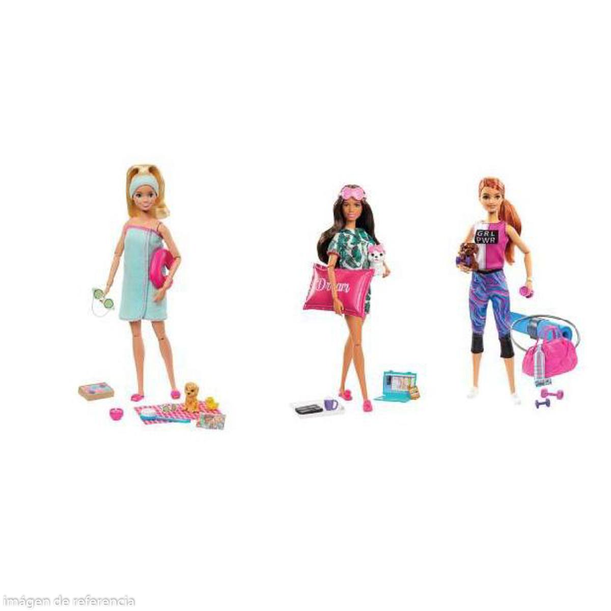 BARBIE WELLNESS SPA MUÑECA SURTIDA