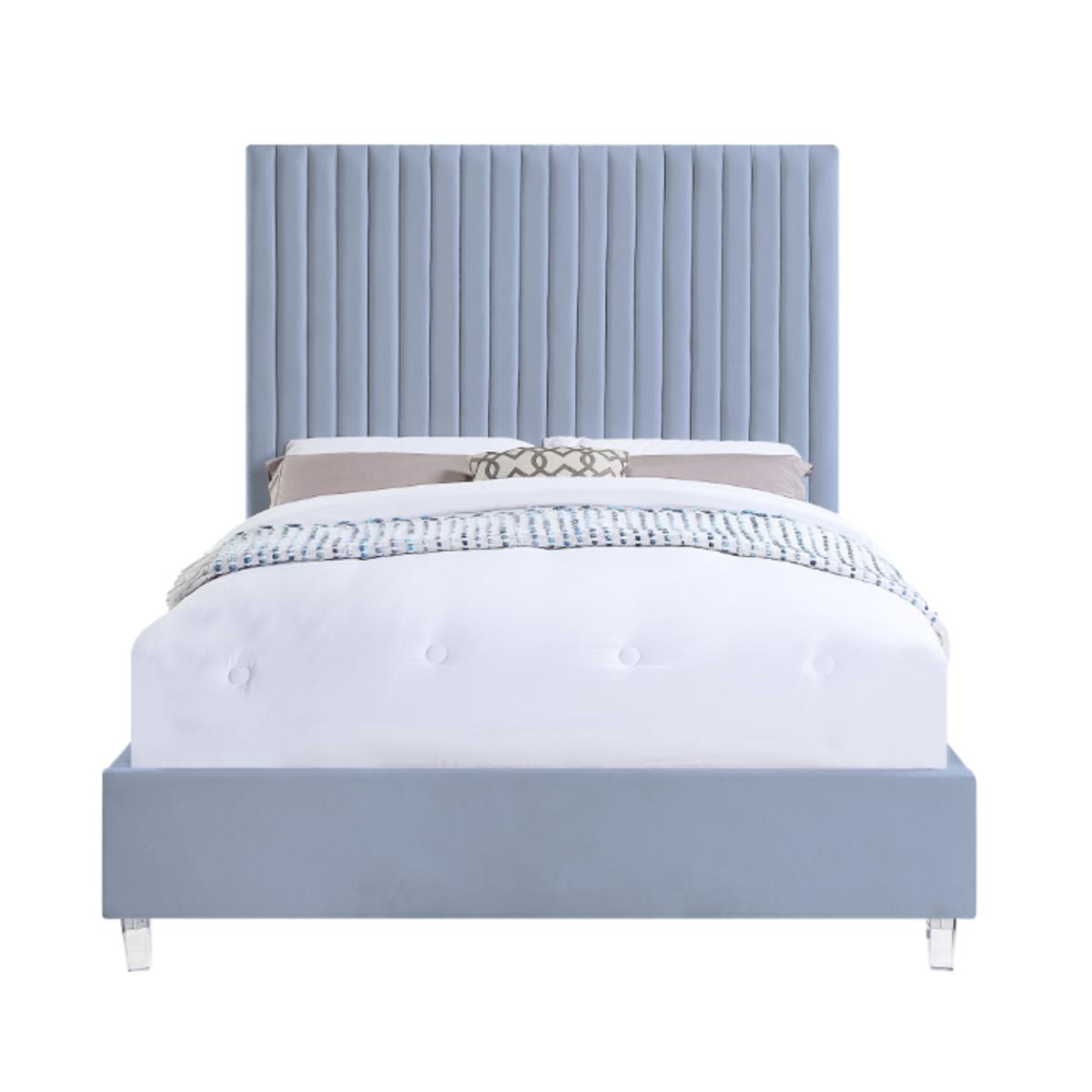 BASE DE CAMA EDZIA KING GRIS