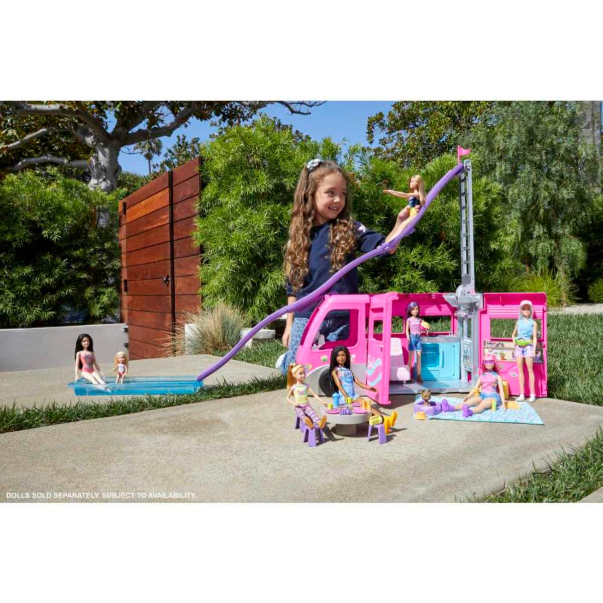 BARBIE PLAYSET DREAMCAMPER VEHICULO