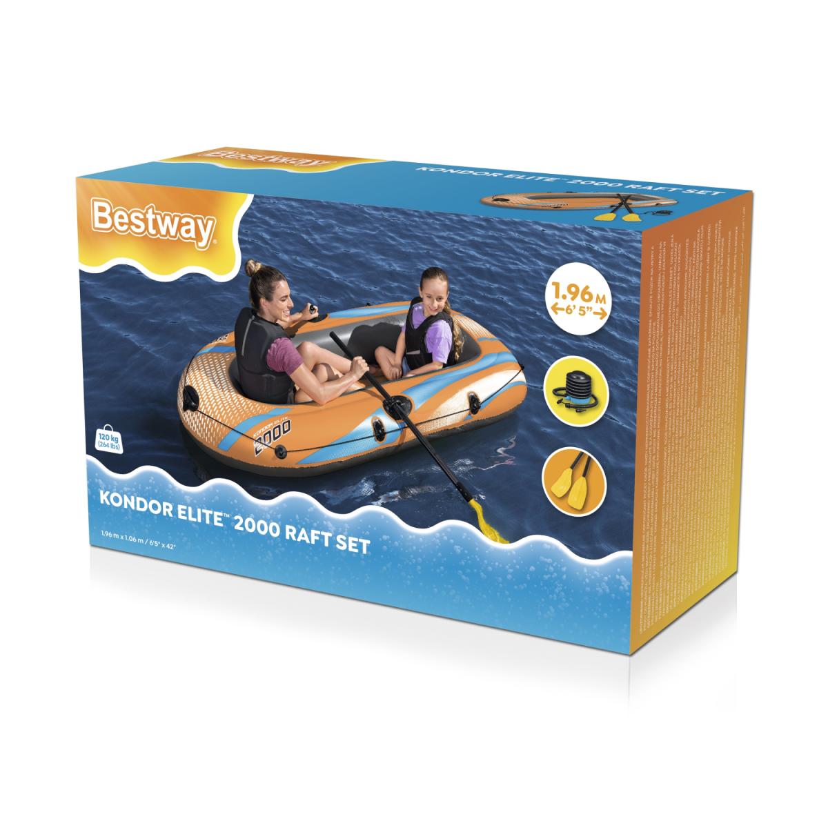 JUEGO DE BALSA KONDOR 2000 RAFT 1.96X.1.