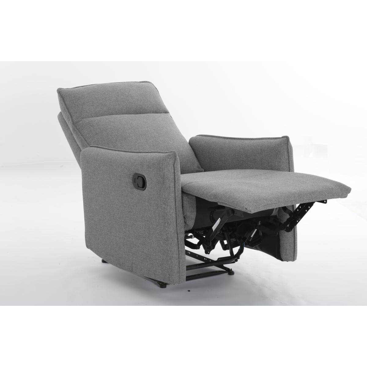 SILLON RECLINABLE GRIS