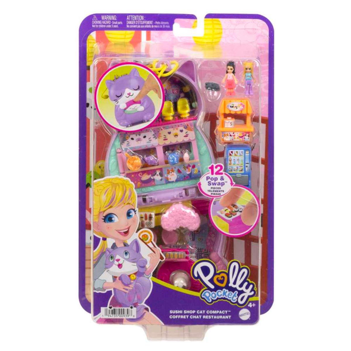 POLLYPOCKET PLAYSET FORM D/GATO 2 MUÑECA