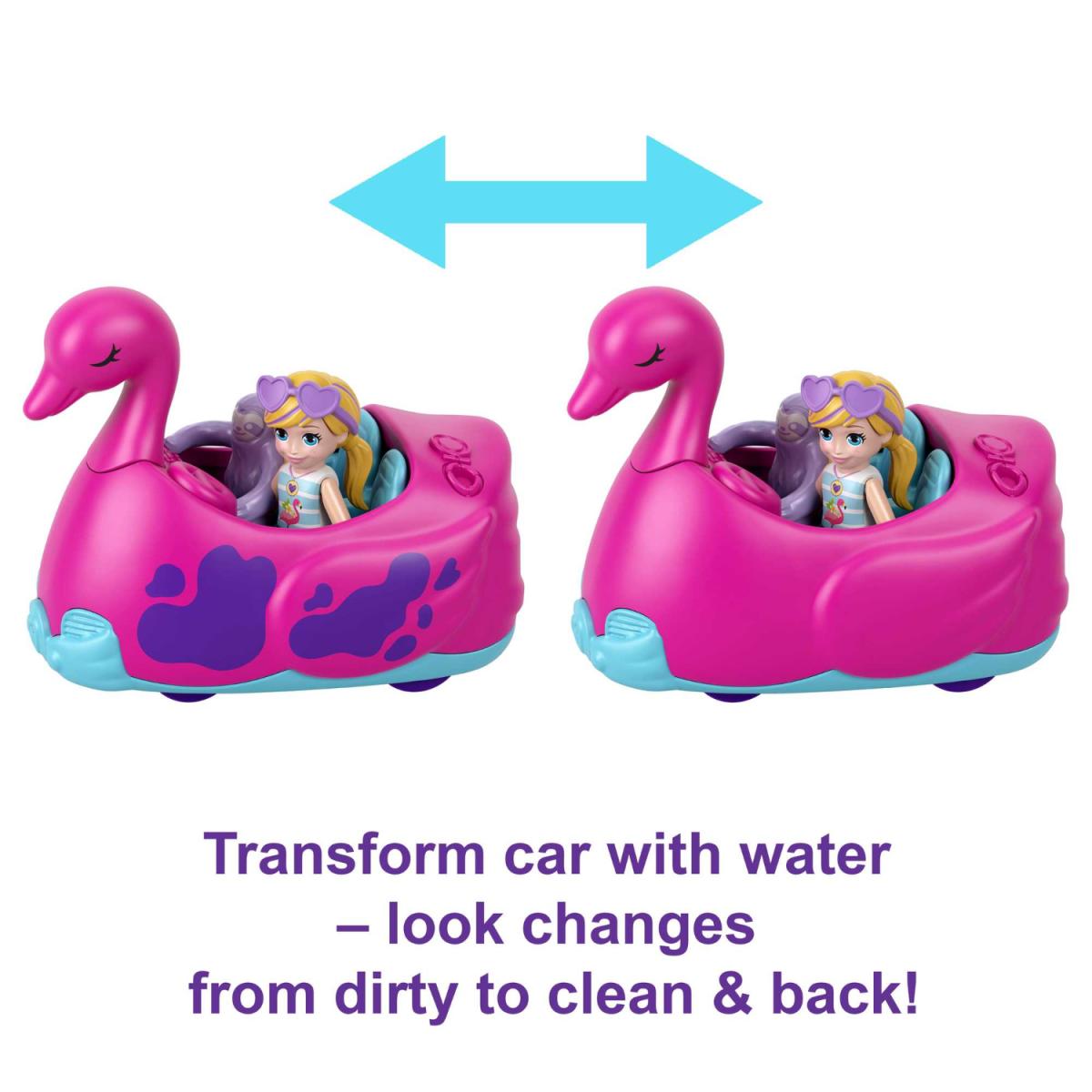 POLLY POCKET POLLYVILLE AUTO-LAVADO