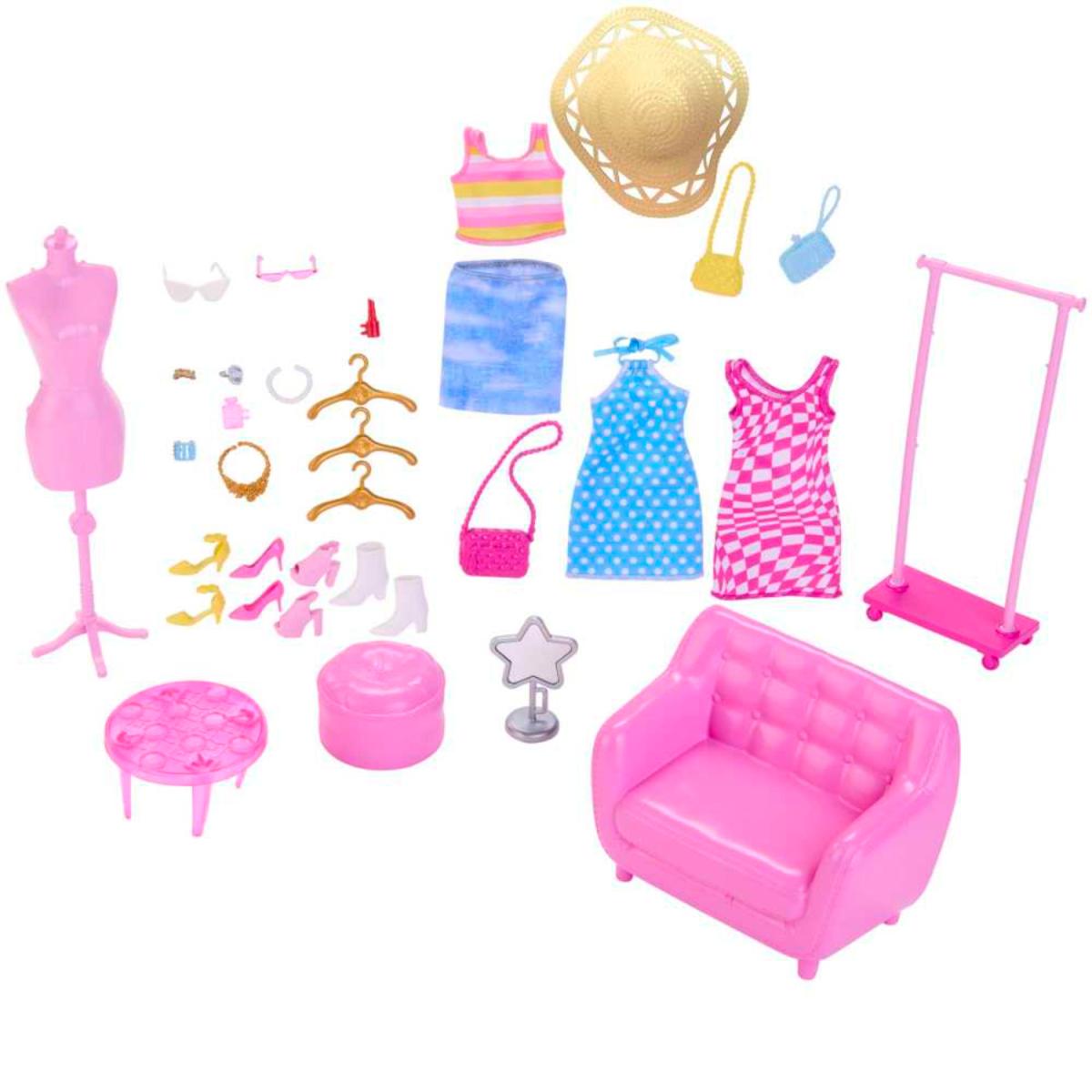 BARBIE MUÑECA Y SET DE CLOSET