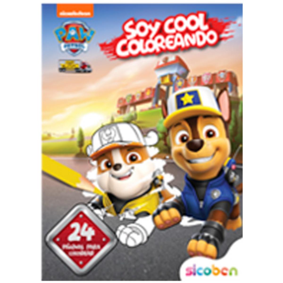 LIBRO SOY COOL COLOREAND PAW PATROL SURT