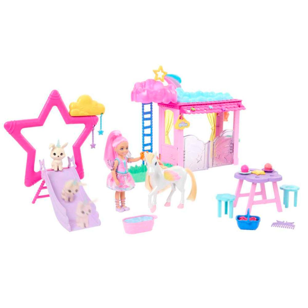 BARBIE PLAYSET TOQUE DE MAGIA C/MUÑECA