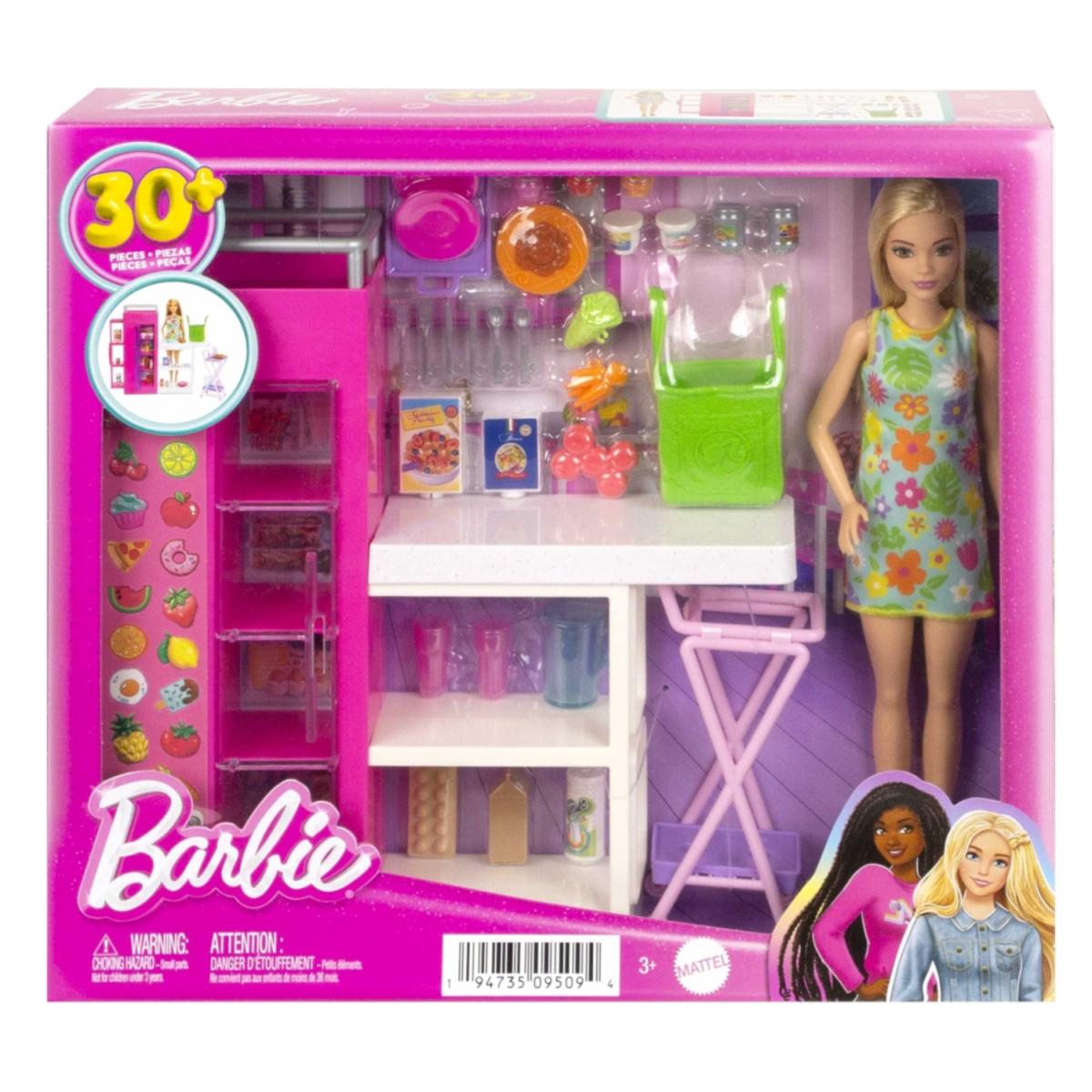 BARBIE SUPER PLAYSET ALACENA C/MUÑECA