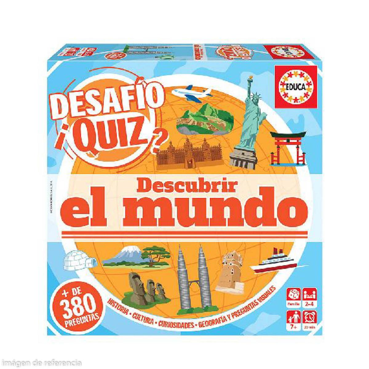 DESAFIO QUIZ DESCUBRE EL MUNDO