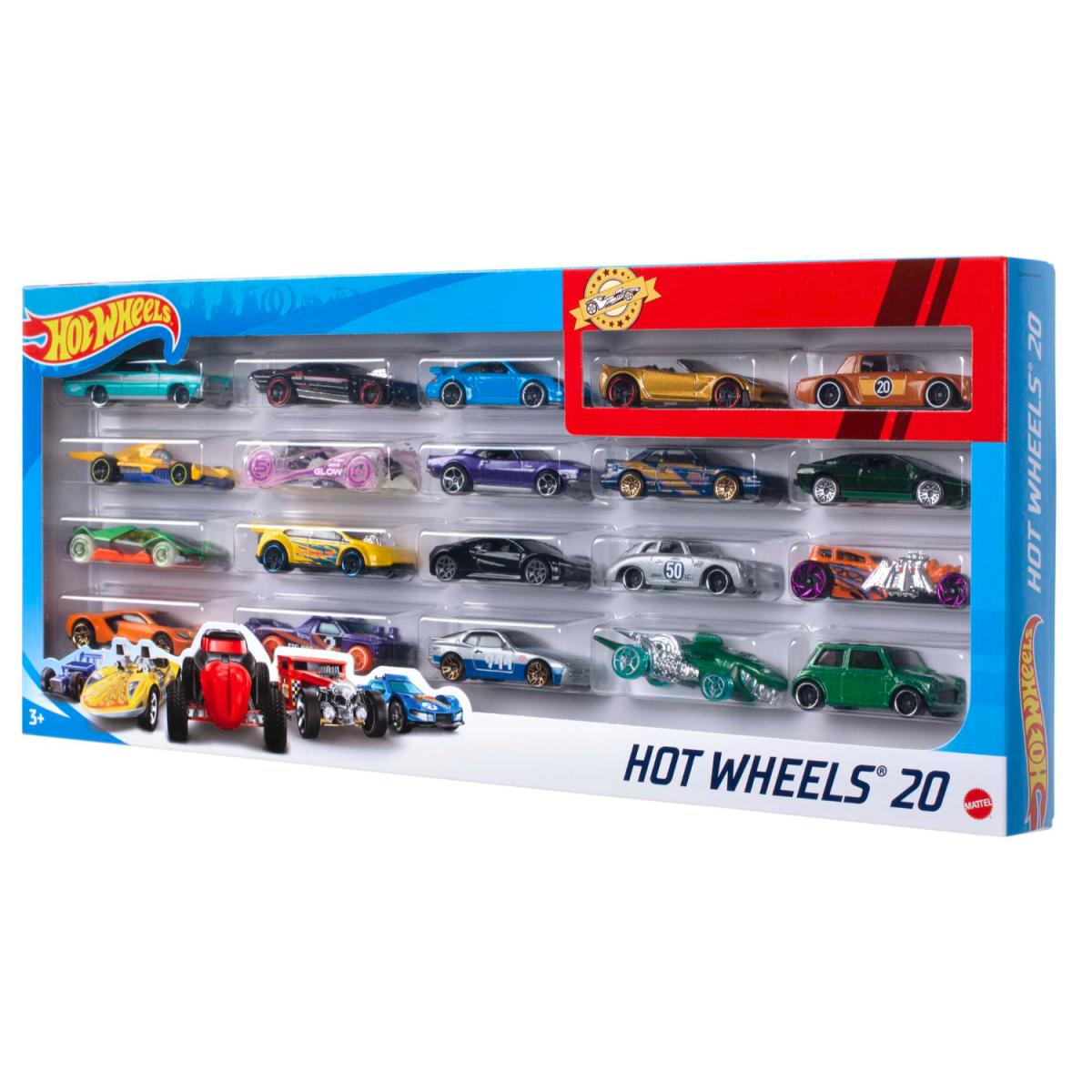 HOT WHEELS PAQUETE DE 20 CARRITOS