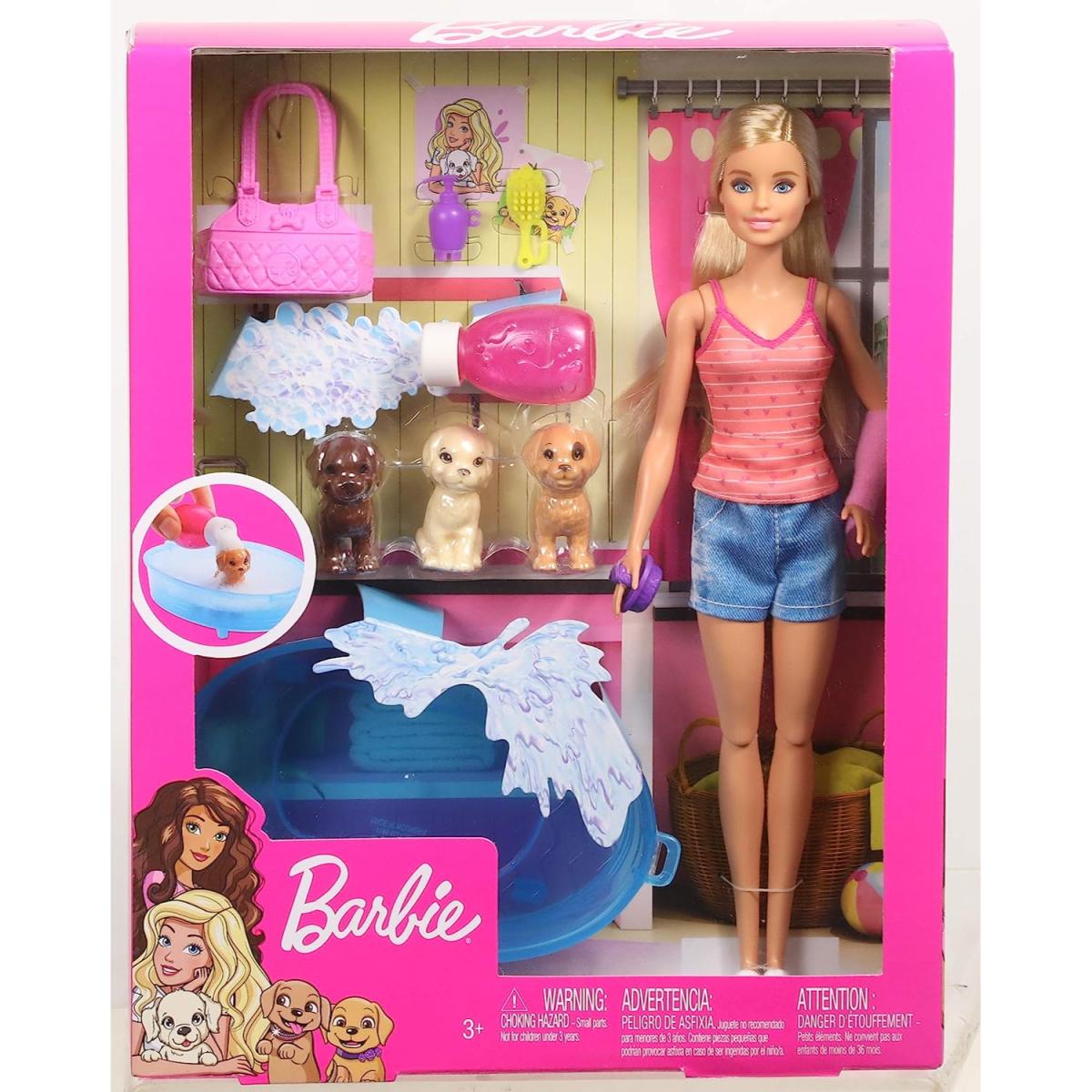 BARBIE  CUIDADO DE CACHORRITOS