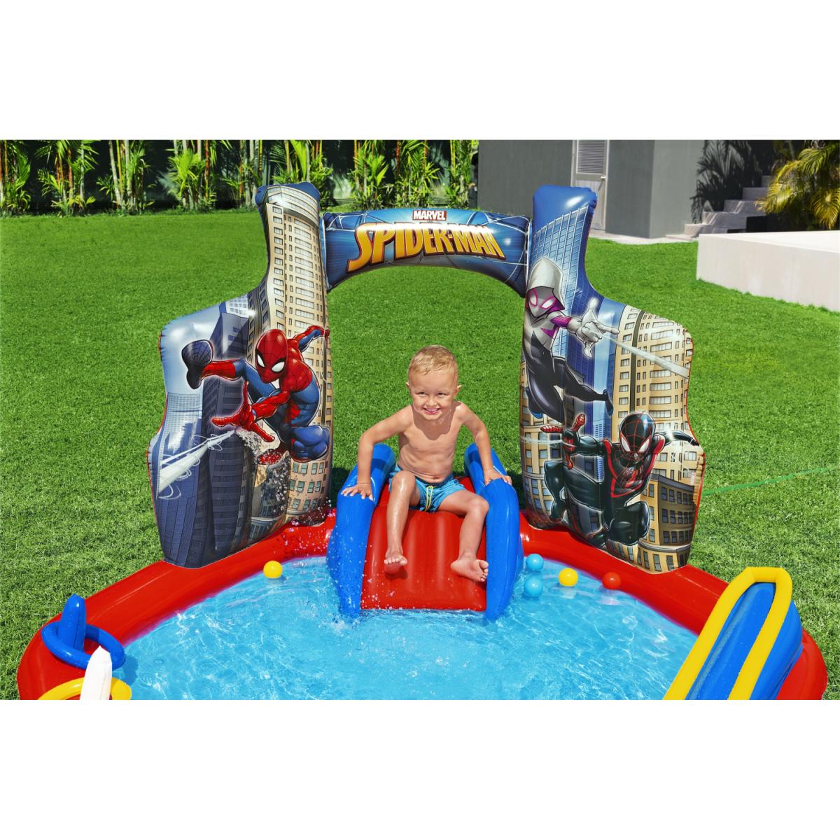 PLAYSET INFLABLE SPIDERMAN 2.11X2.06X1.2