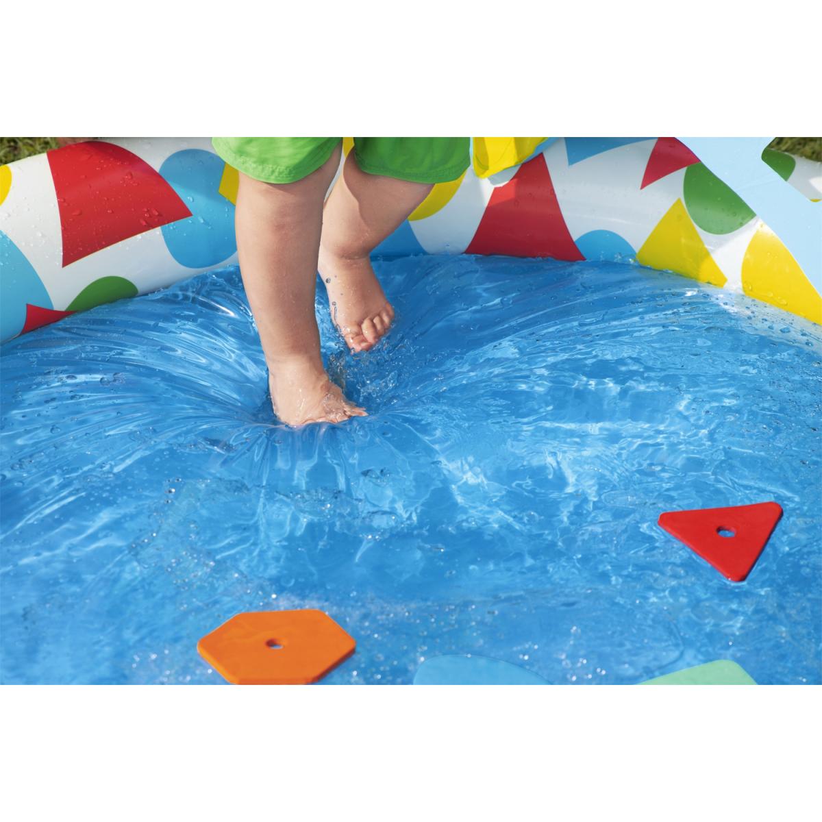 PISCINA INFLABLE P/BEBES C/TECHO 1.20X1.