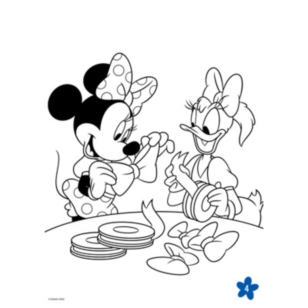 LIBRO VISTO Y COLOREO MINNIE 16PG C/STIC