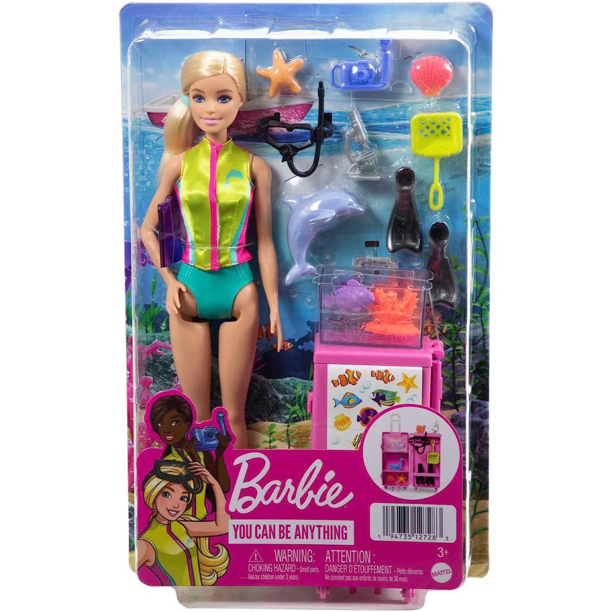 BARBIE PLAYSET BIOLOGA MARINA