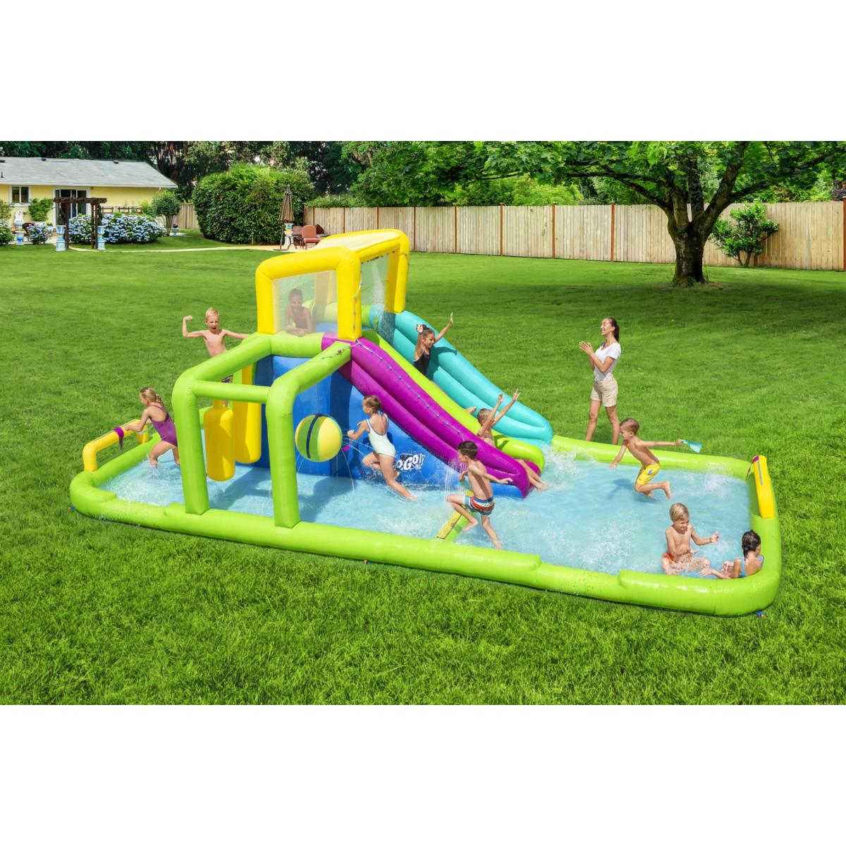 MEGAPARQUE ACUATICO INFLABLE 4.12X2.01M