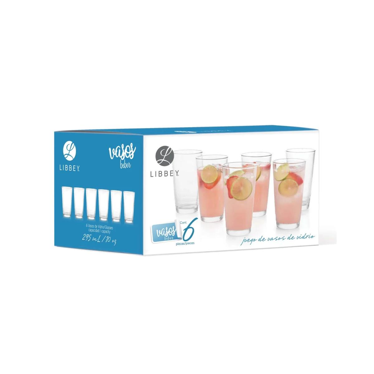 SET DE VASOS 295ML 6 PZ