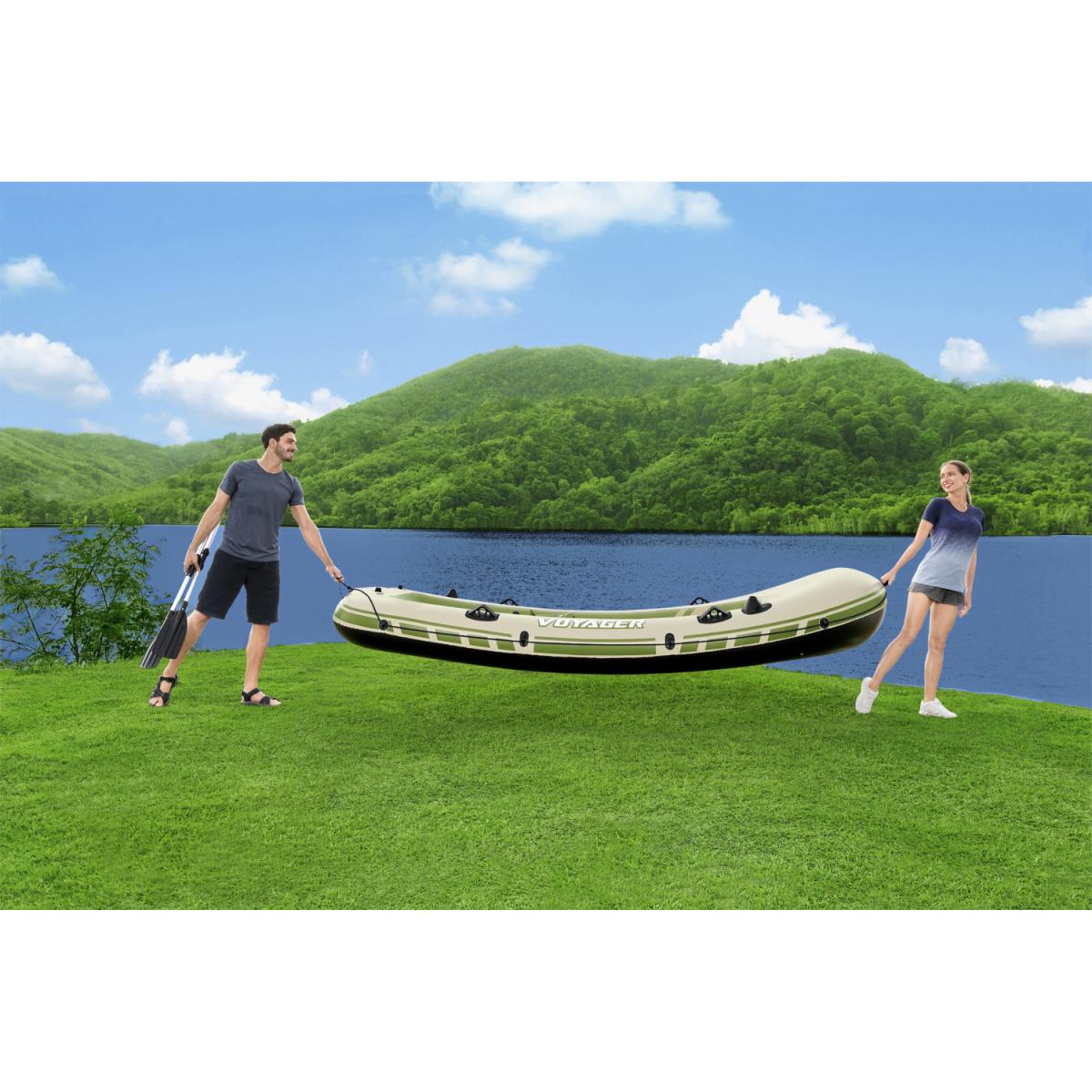 JUEGO DE BALSA VOYAGER INFLABLE C/ACCS