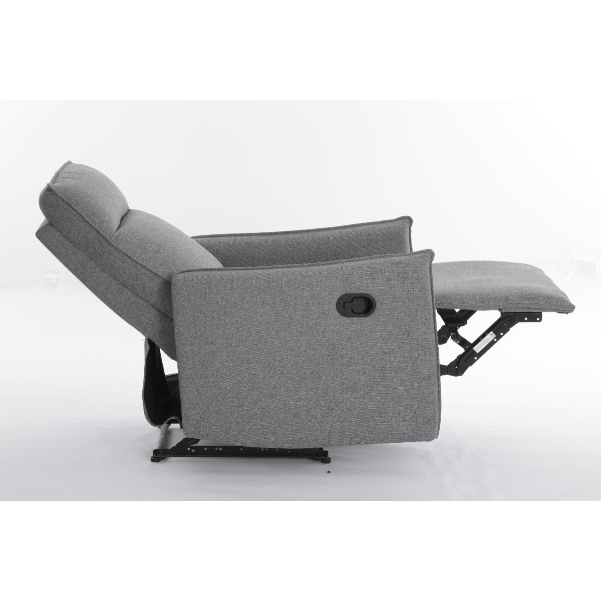 SILLON RECLINABLE GRIS