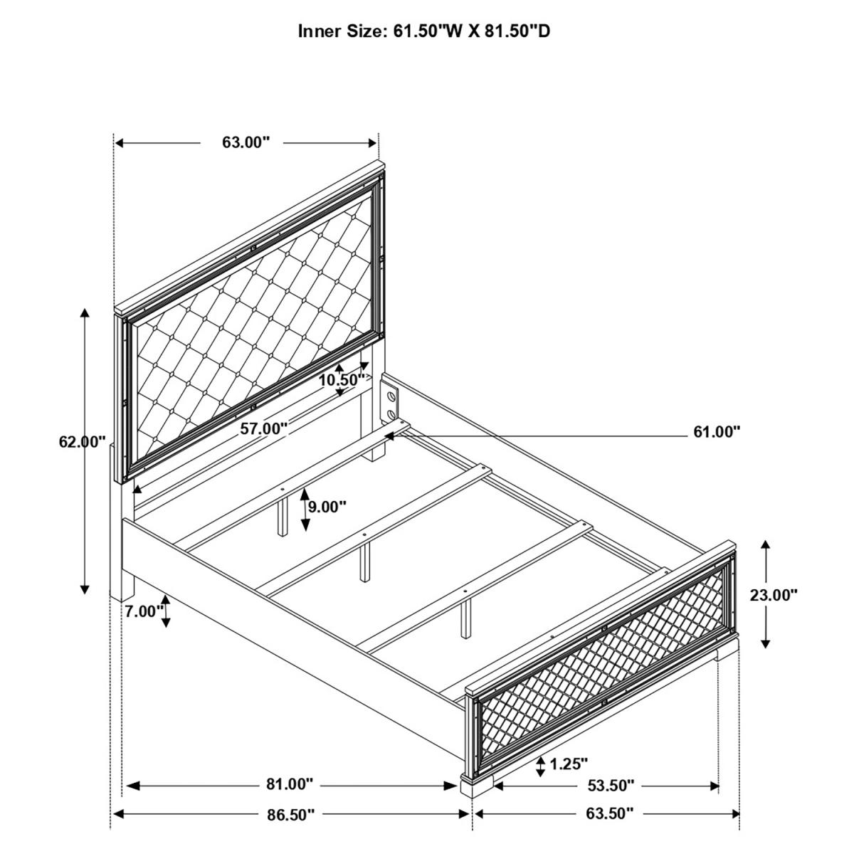 DORMITORIO ELEANOR QUEEN BL. C/ 2 MESAS