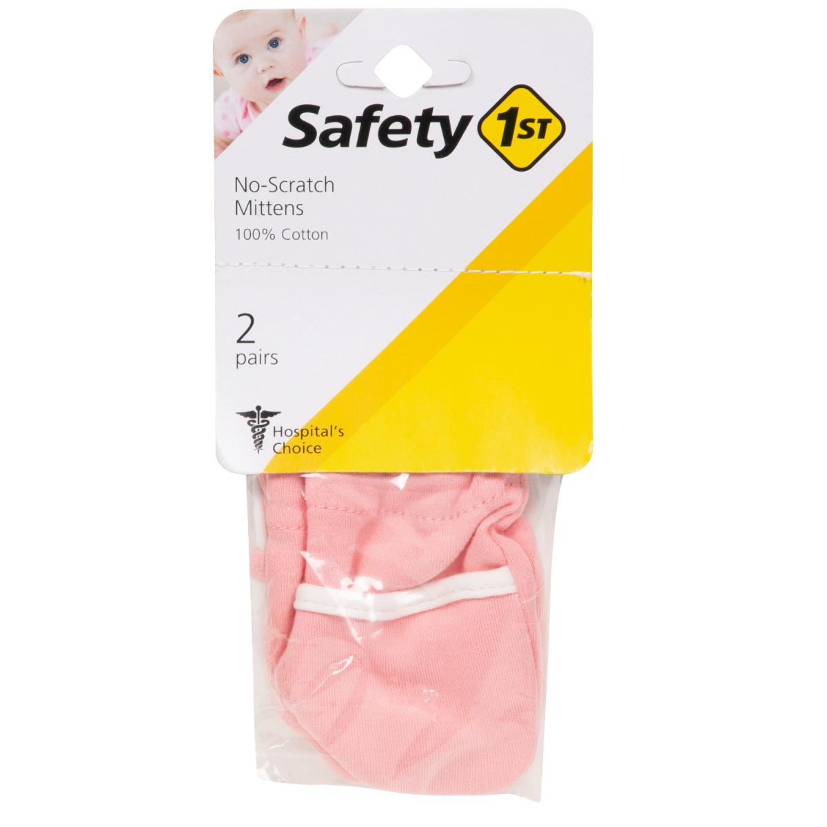 GUANTES ANTIRASGUÑOS P/BEBE ROSA SAFETY