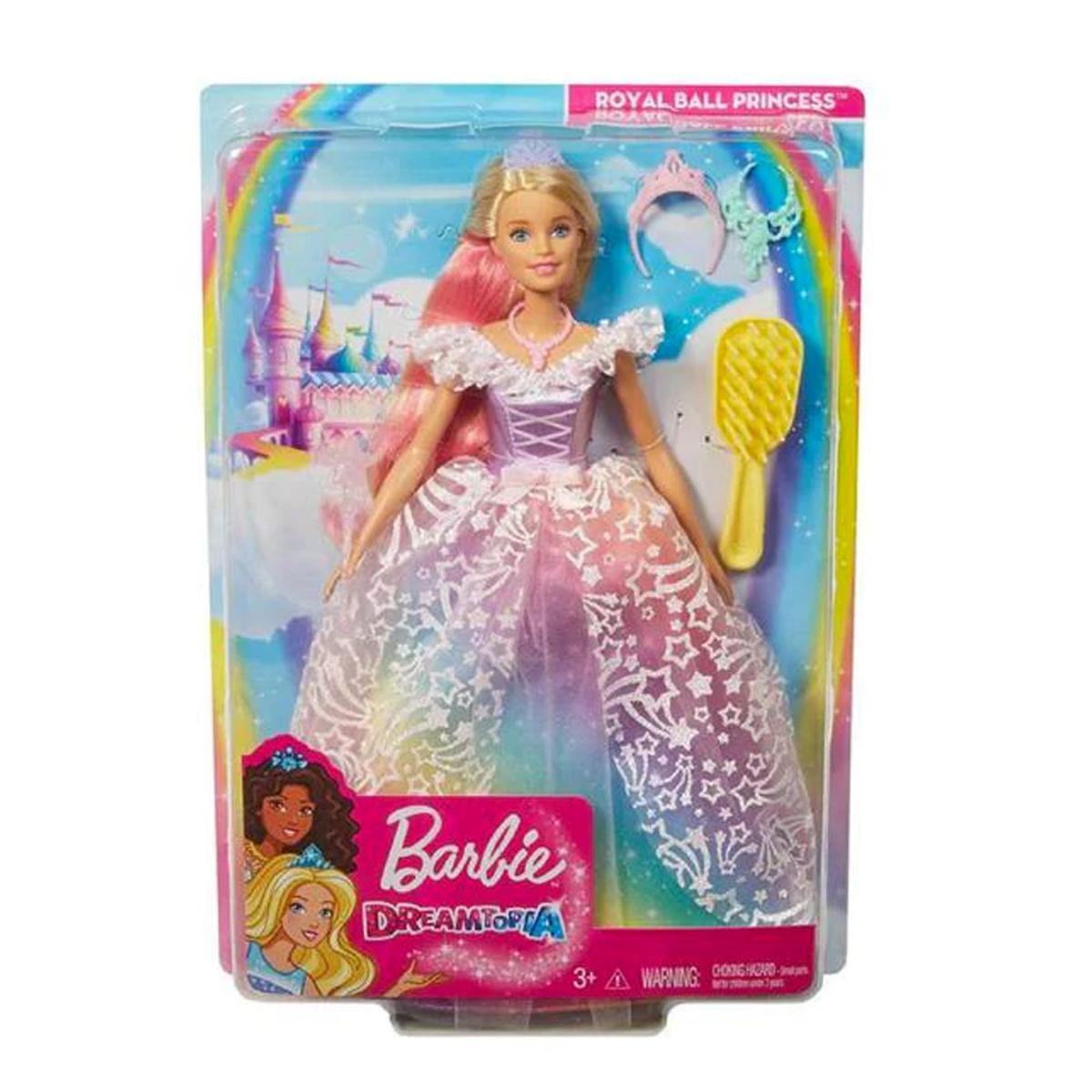 BARBIE PRINCESA VESTIDO BRILLANTE munecas GFR45