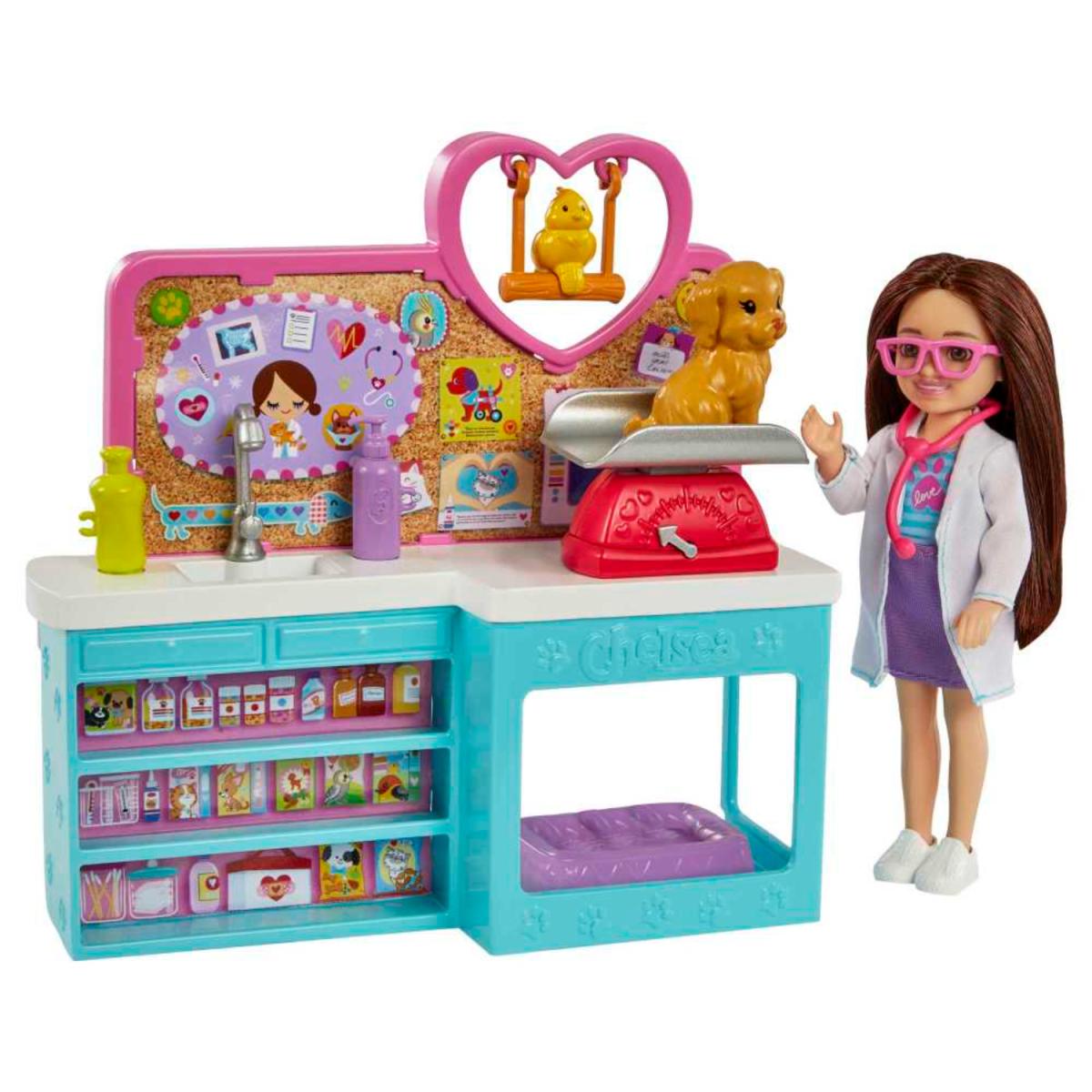 BARBIE CHELSEA VETERINARIA PLAYSET