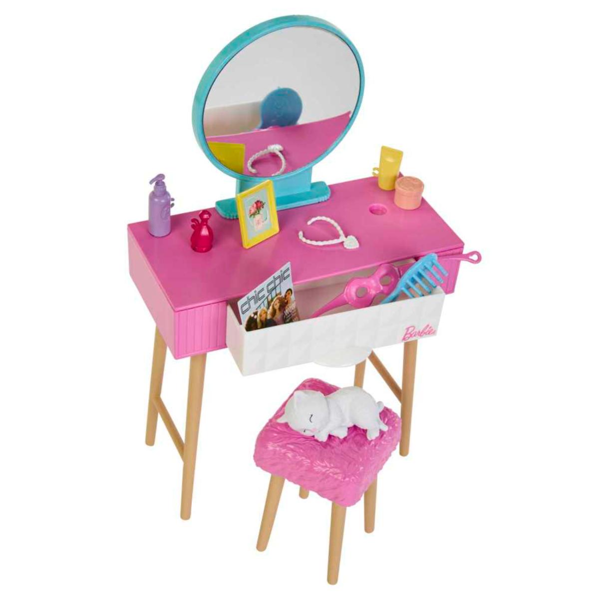 BARBIE PLAYSET DE DORMITORIO C/MUÑECA