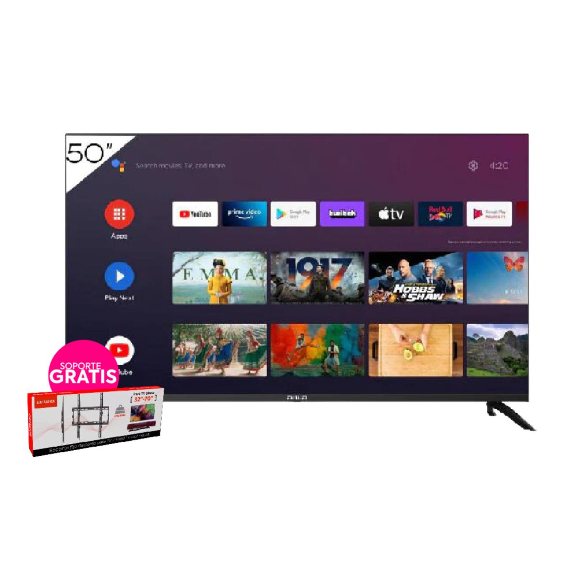 TV AIWA LED 50" SMART GOOGLE UHD 4K